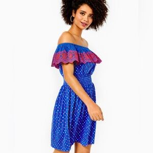 NWOT Lilly Pulitzer Kalama Dress Borealis Blue Size Small